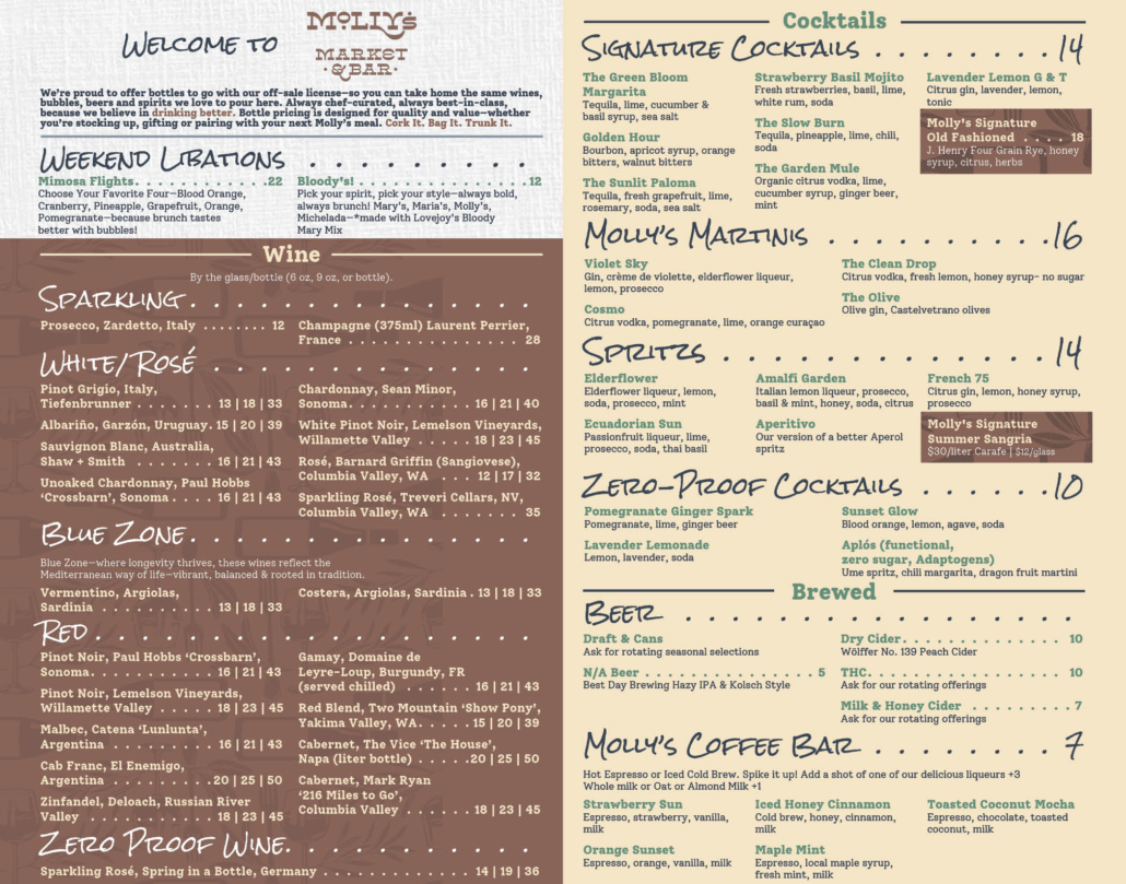 Brunch Summer page 2 Summer Brunch menu page 2