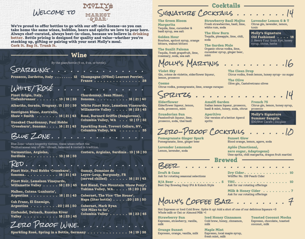 Dinner Summer page 2 Summer Dinner menu page 2