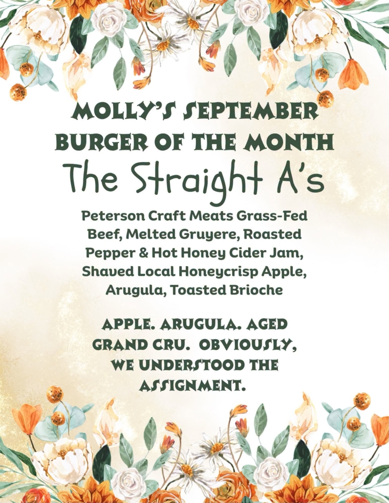 9.26 Burger of the Month description Description for the September Burger of the Month